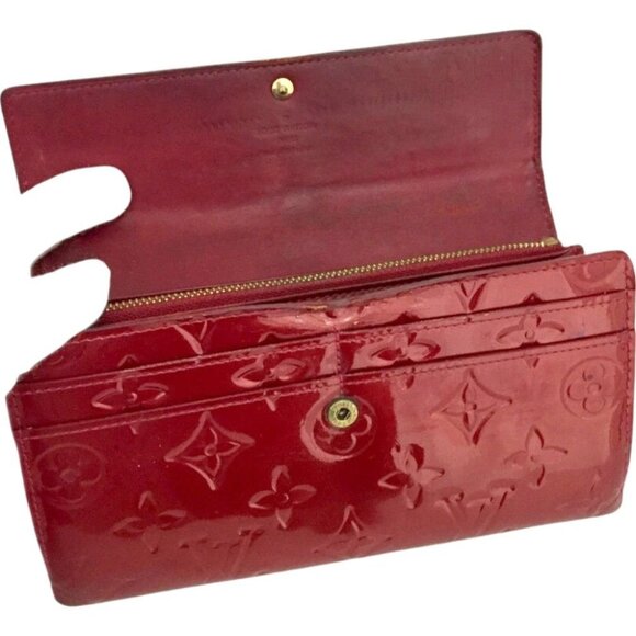 260199BH (L2) Louis Vuitton Wallet Long PommeD`Amour Monogram Vernis - Picture 5 of 9